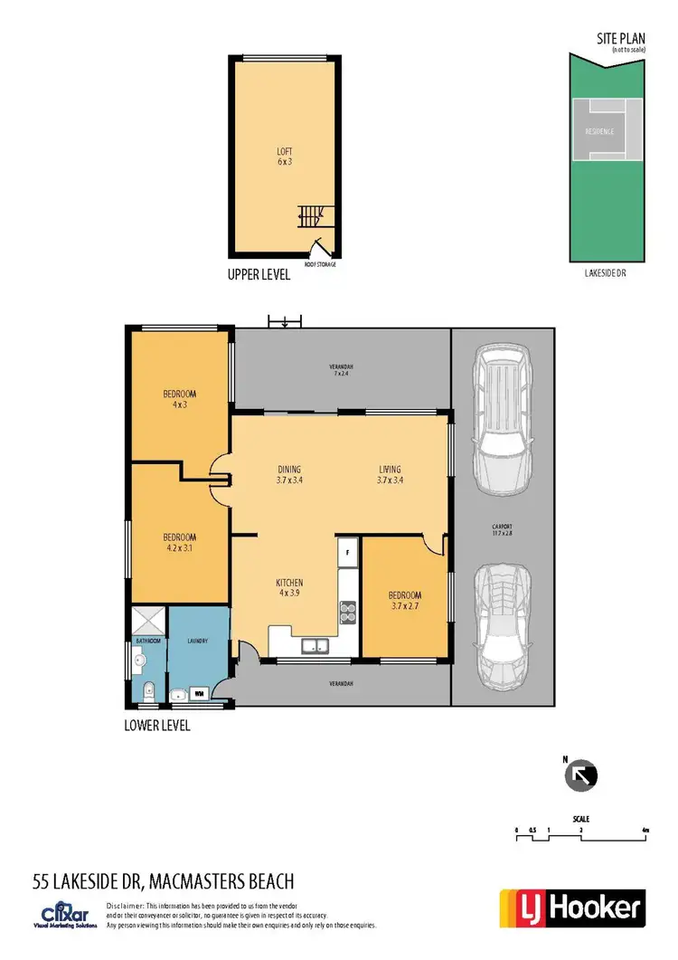 Floorplan of Homely house listing, 55 Lakeside Drive, Macmasters Beach NSW 2251