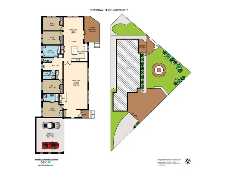 Floorplan of Homely house listing, 15 Woodman Place, Abbotsbury NSW 2176