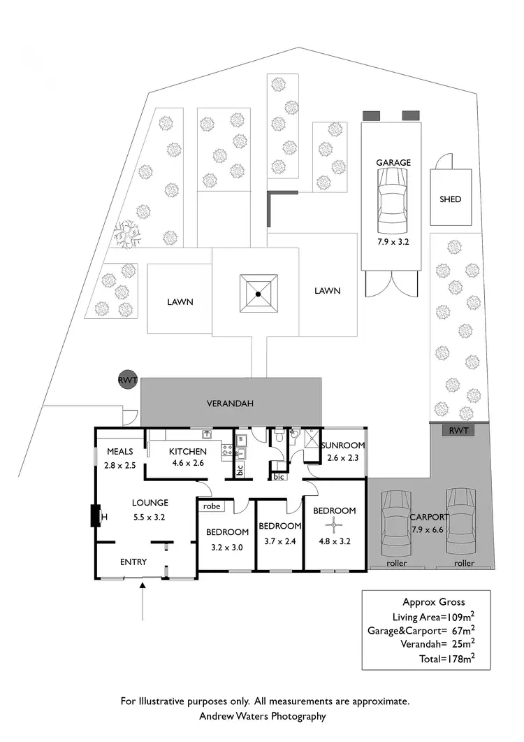 Floorplan of Homely house listing, 14 Canberra Street, Henley Beach South SA 5022
