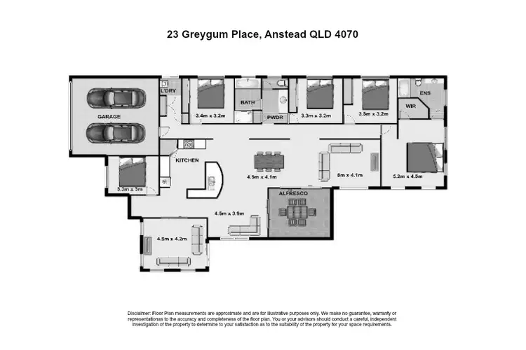 Floorplan of Homely house listing, 23 Greygum Place, Anstead QLD 4070