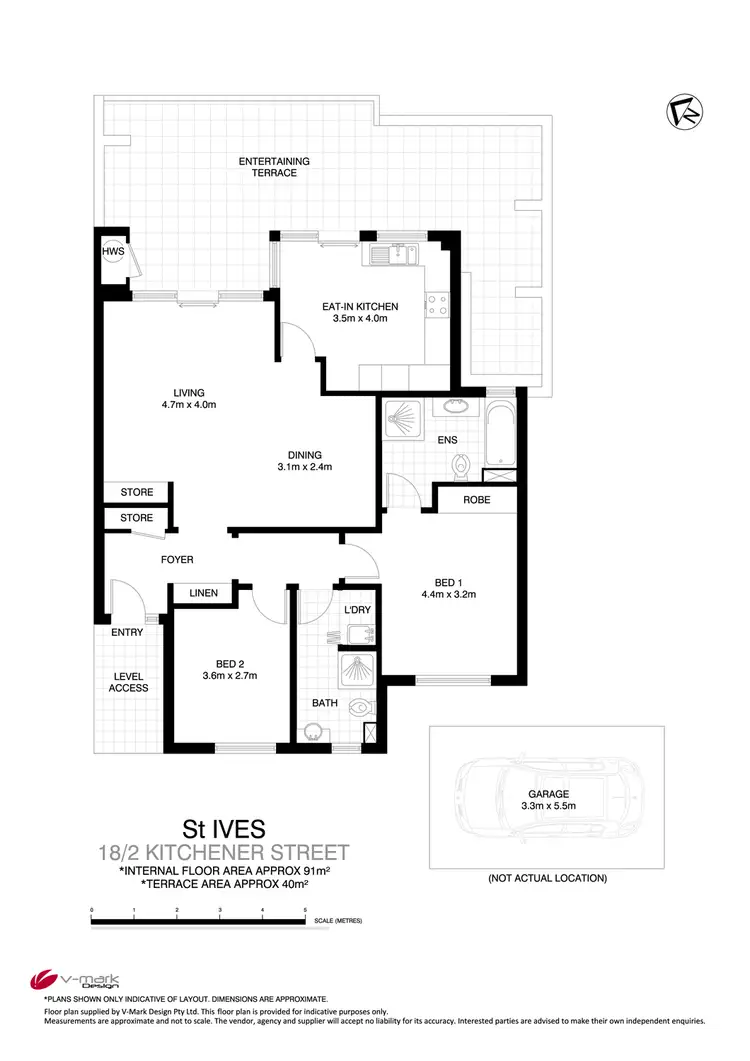 Floorplan of Homely unit listing, 18/2 Kitchener Street, St Ives NSW 2075
