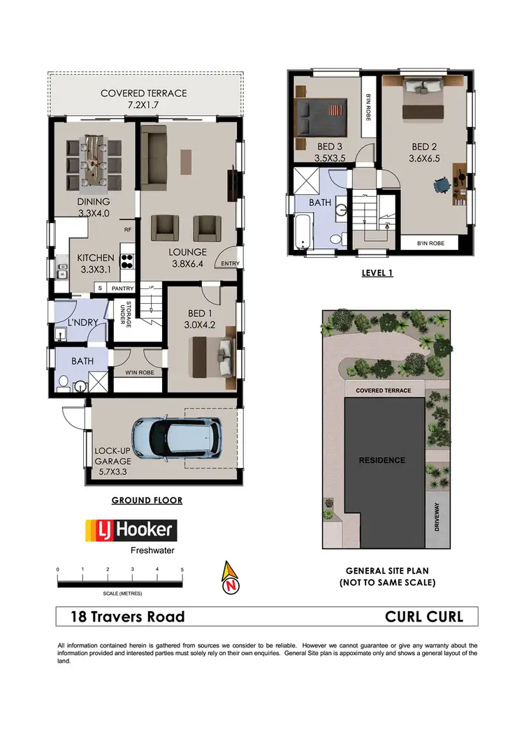 Floorplan of Homely house listing, 18 Travers Road, Curl Curl NSW 2096