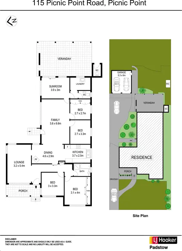 Floorplan of Homely house listing, 115 Picnic Point Road, Picnic Point NSW 2213