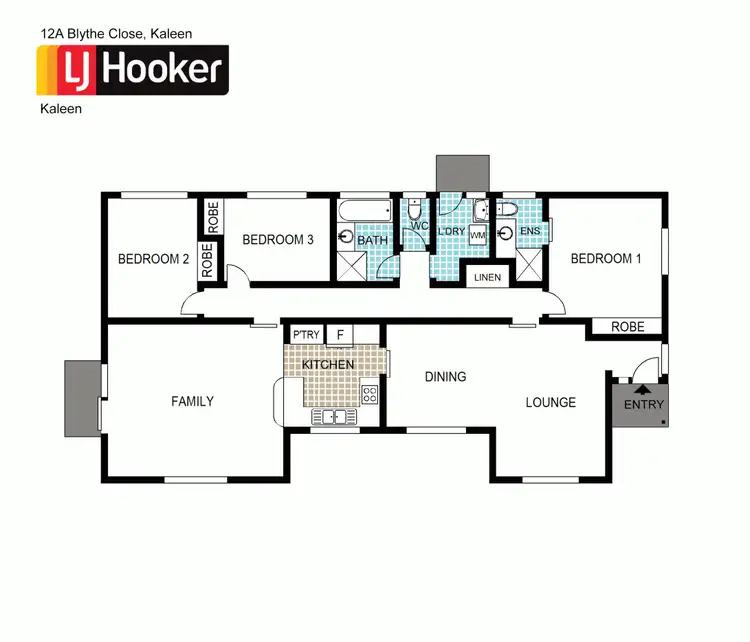 Floorplan of Homely house listing, 12A Blythe Close, Kaleen ACT 2617