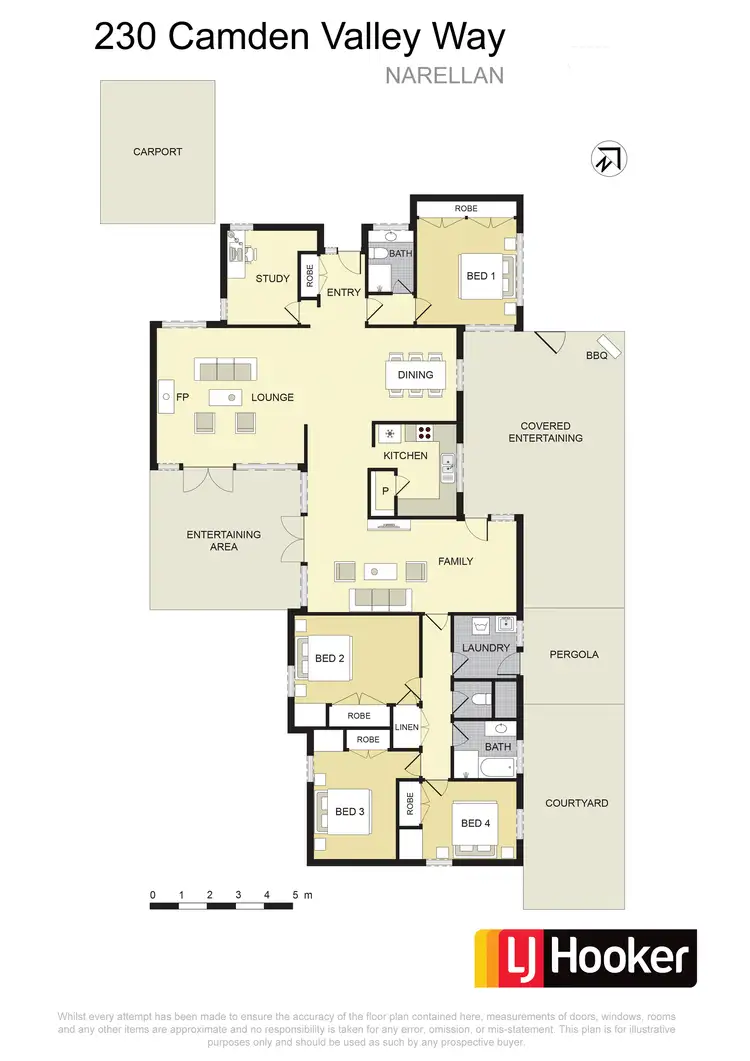 Floorplan of Homely house listing, 230 Camden Valley Way, Narellan NSW 2567