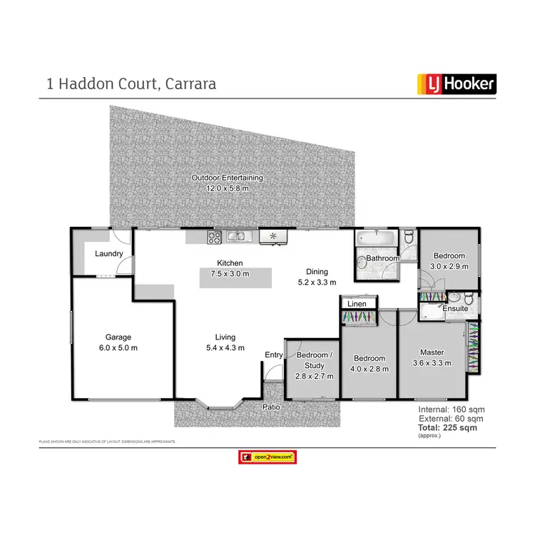 Floorplan of Homely house listing, 1 Haddon Court, Carrara QLD 4211