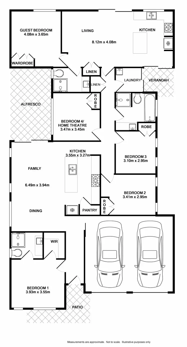 Floorplan of Homely house listing, 52 Richards Loop, Oran Park NSW 2570