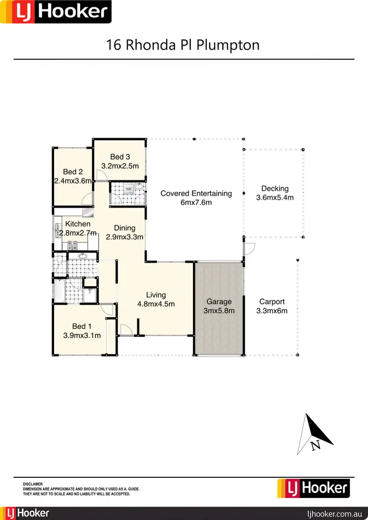 Floorplan of Homely house listing, 16 Rhonda Place, Plumpton NSW 2761