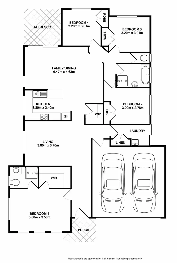 Floorplan of Homely house listing, 32 Geoghegan Cct, Oran Park NSW 2570