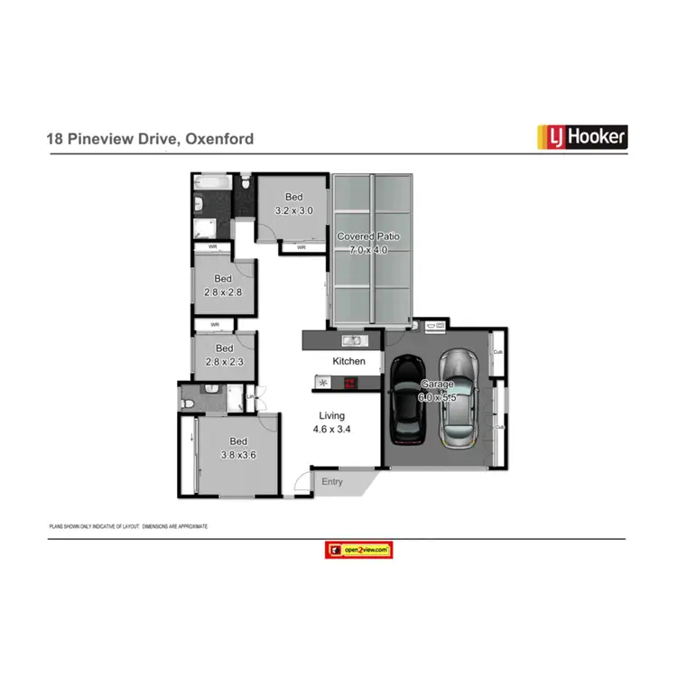 Floorplan of Homely house listing, 18 Pineview Drive, Oxenford QLD 4210