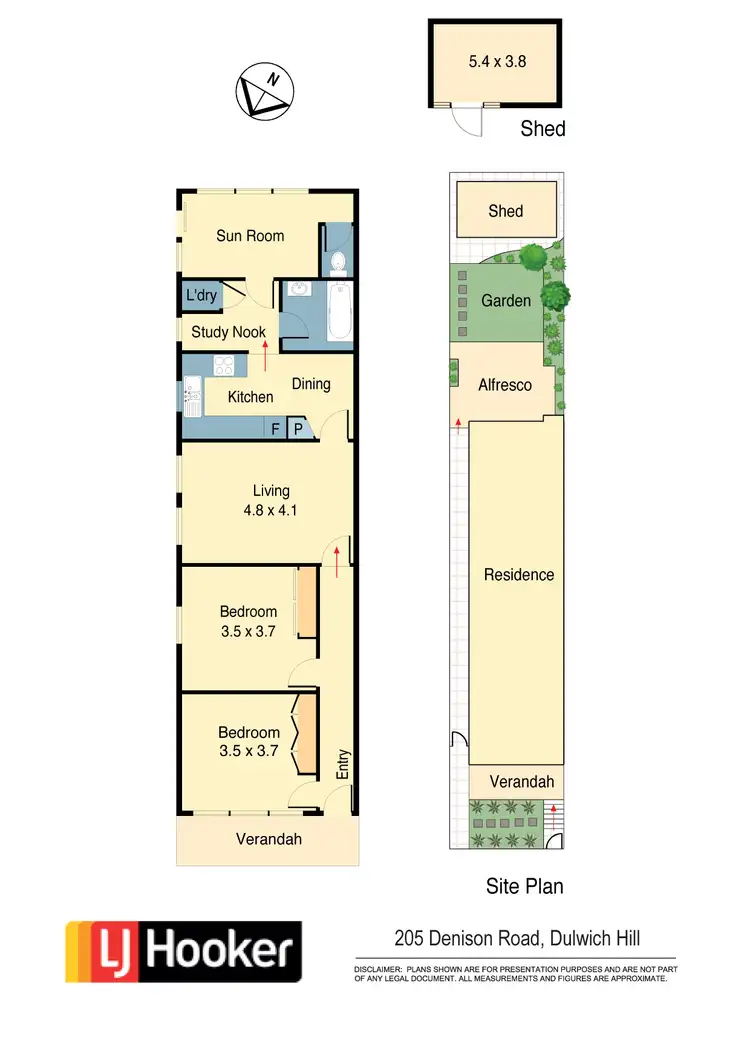 Floorplan of Homely house listing, 205 Denison Road, Dulwich Hill NSW 2203