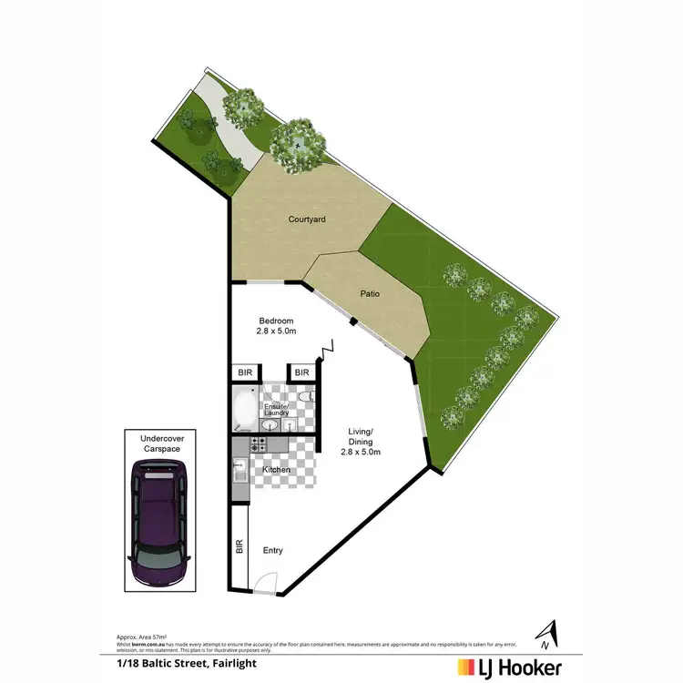 Floorplan of Homely apartment listing, 1/18 Baltic Street, Fairlight NSW 2094