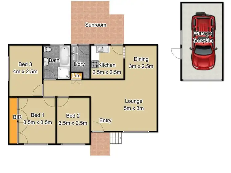 Floorplan of Homely house listing, 7 Chalmers Crescent, Old Toongabbie NSW 2146