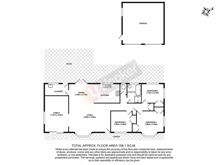Floorplan of Homely house listing, 11 Flindosy Street, Algester QLD 4115