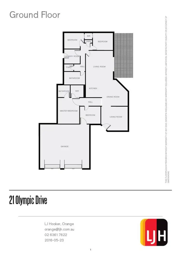 Floorplan of Homely house listing, 21 Olympic Drive, Orange NSW 2800