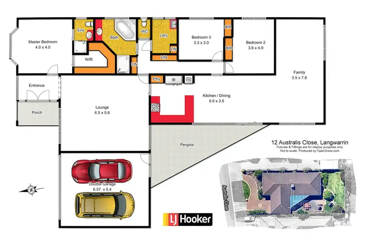 Floorplan of Homely house listing, 12 Australis Close, Langwarrin VIC 3910