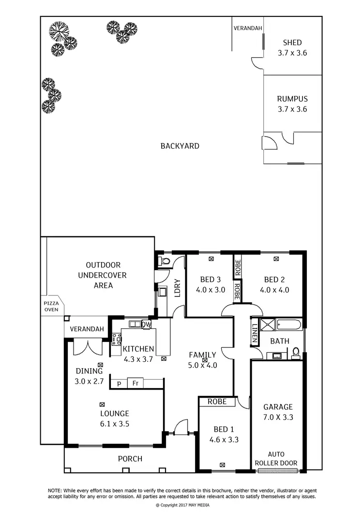 Floorplan of Homely house listing, 15 White Sands Drive, Grange SA 5022