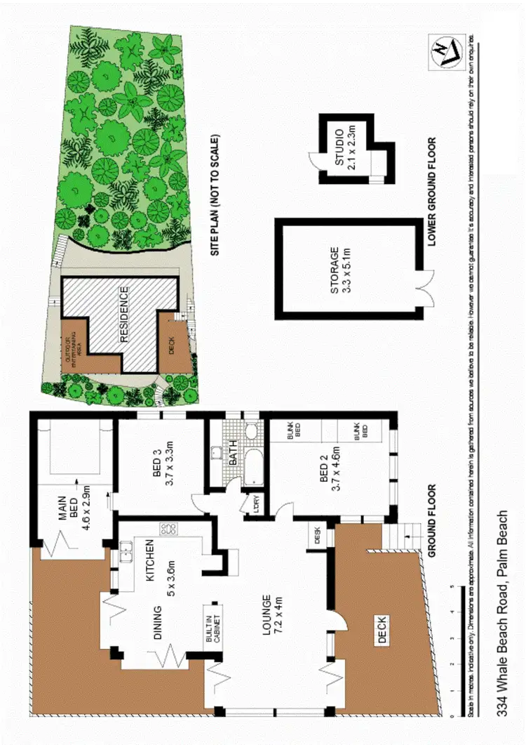 Floorplan of Homely house listing, 334 Whale Beach Road, Palm Beach NSW 2108