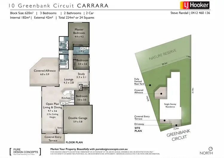 Floorplan of Homely house listing, 10 Greenbank Circuit, Carrara QLD 4211