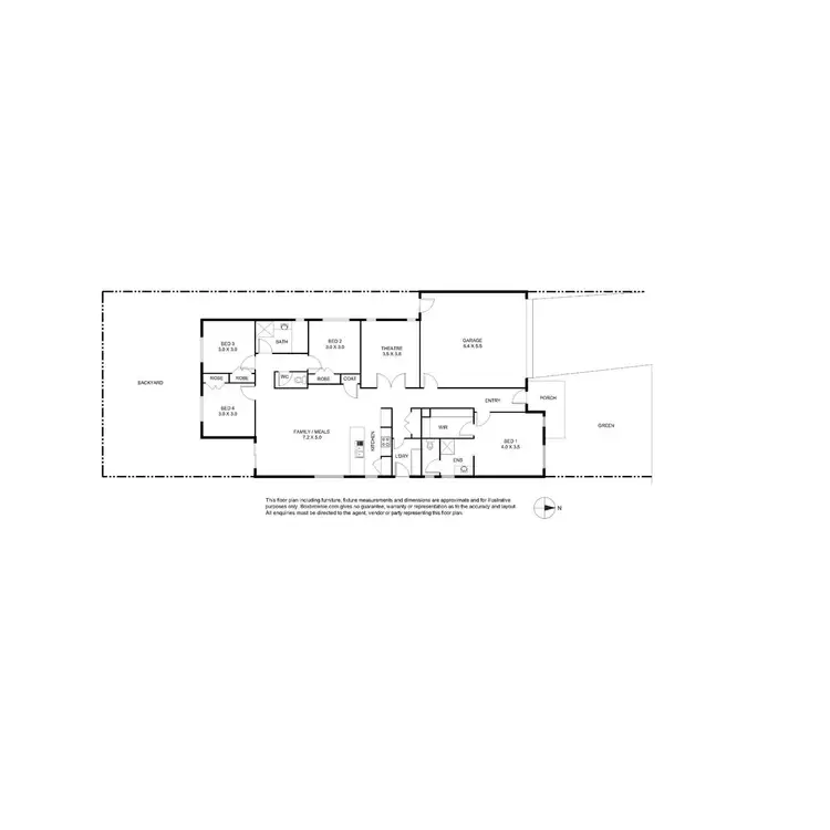 Floorplan of Homely house listing, 5 Beaurepaire Drive, Point Cook VIC 3030