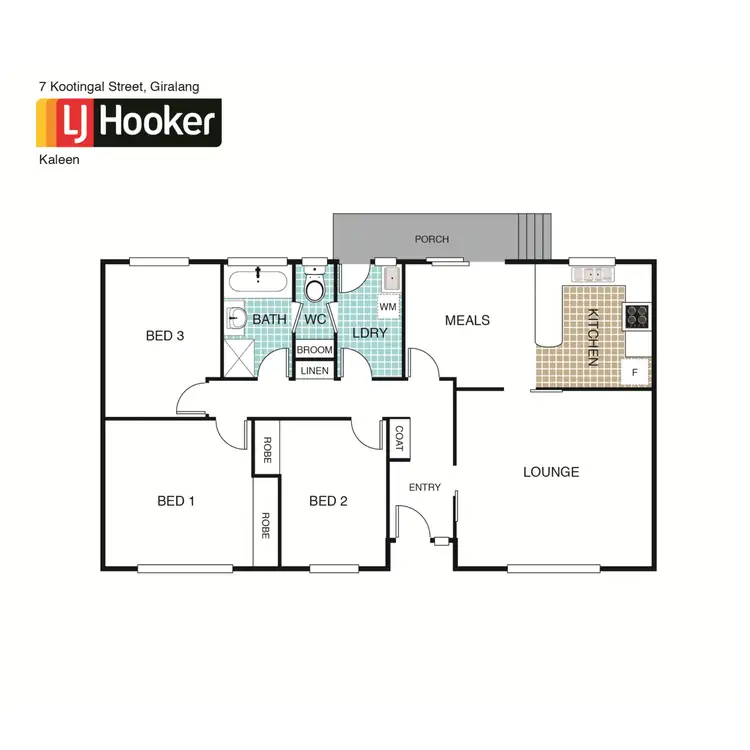 Floorplan of Homely house listing, 7 Kootingal Street, Giralang ACT 2617