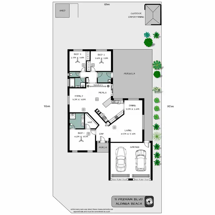 Floorplan of Homely house listing, 71 Pridham Boulevard, Aldinga Beach SA 5173