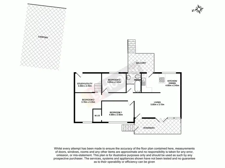 Floorplan of Homely house listing, 13 Orchid St, Woodridge QLD 4114