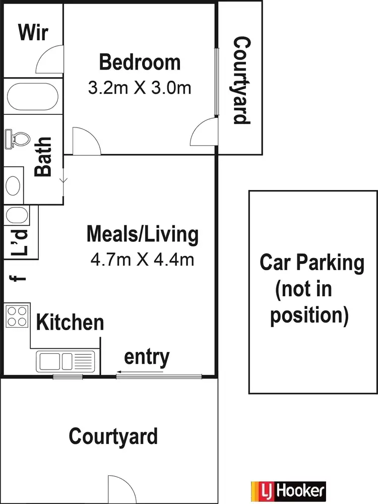 Floorplan of Homely unit listing, 5/1A Chappell Street, Thomastown VIC 3074