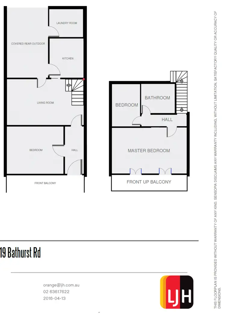 Floorplan of Homely terrace listing, 19 Bathurst Road, Orange NSW 2800