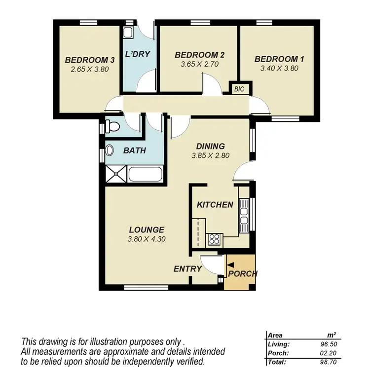 Floorplan of Homely house listing, 6 Amsterdam Crescent, Salisbury Downs SA 5108