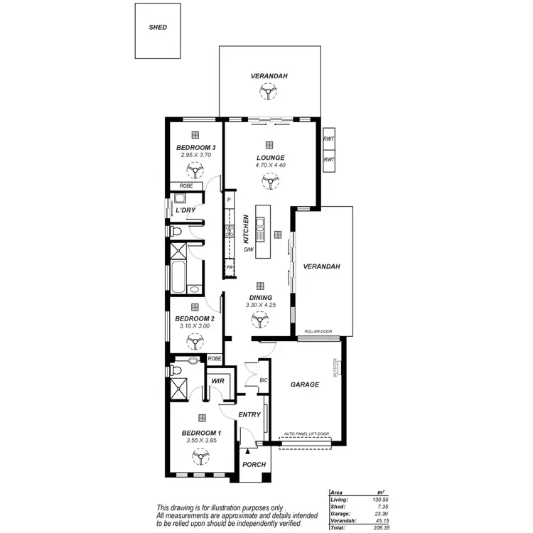 Floorplan of Homely house listing, 7A Vivien Avenue, Newton SA 5074