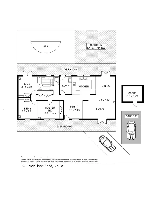 Floorplan of Homely house listing, 329 McMillans Road, Anula NT 812