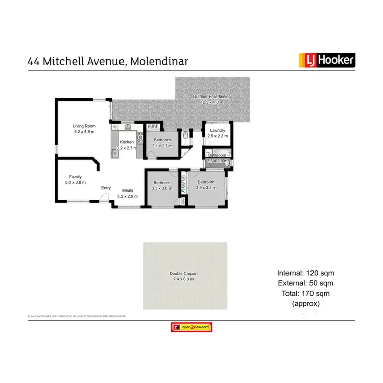 Floorplan of Homely house listing, 44 Mitchell Avenue, Molendinar QLD 4214