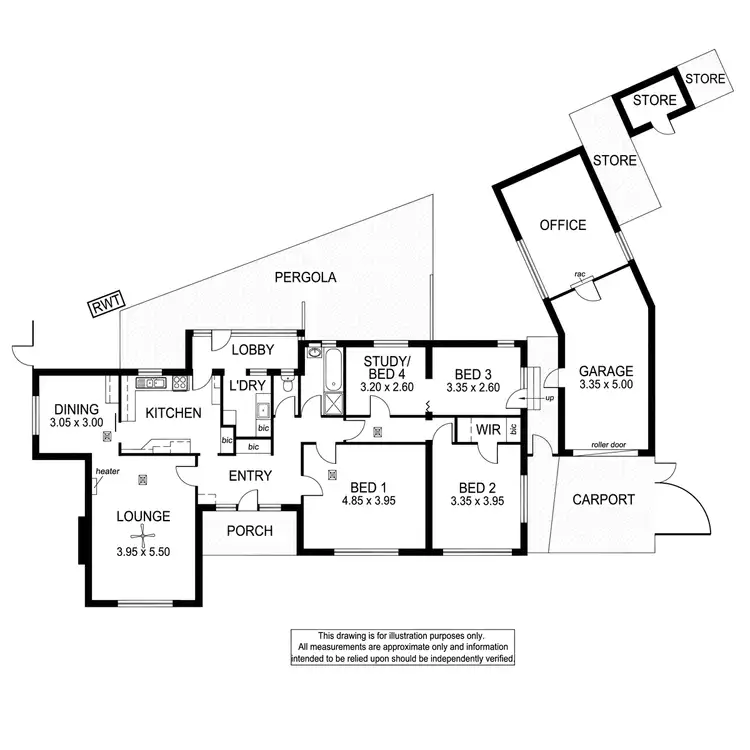 Floorplan of Homely house listing, 2 Madden Avenue, Glandore SA 5037