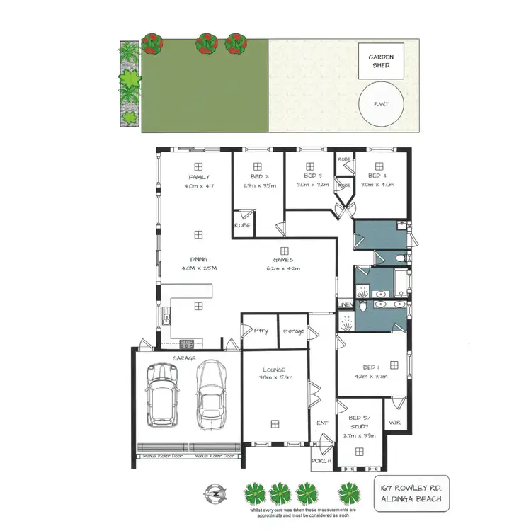 Floorplan of Homely house listing, 167 Rowley Road, Aldinga Beach SA 5173