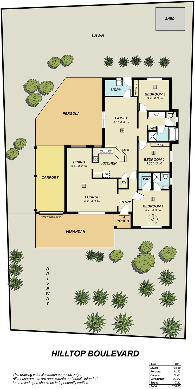 Floorplan of Homely house listing, 9 Hilltop Boulevard, Hillbank SA 5112