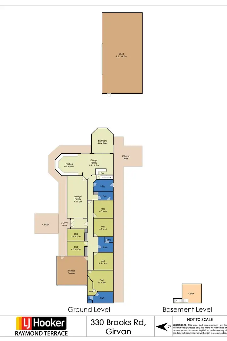 Floorplan of Homely house listing, 330 Brooks Road, Girvan NSW 2425