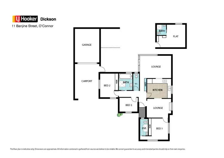 Floorplan of Homely house listing, 11 Banjine Street, O'connor ACT 2602