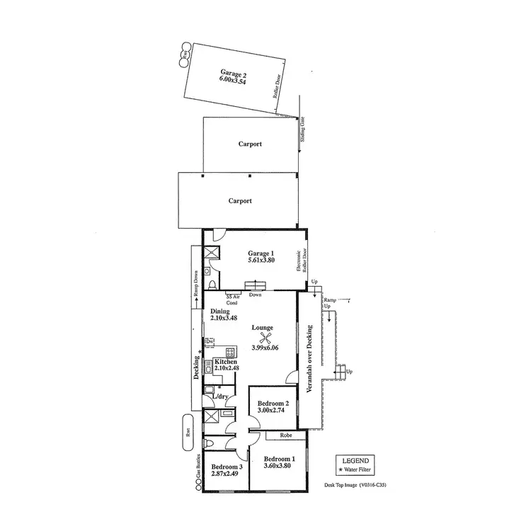 Floorplan of Homely house listing, 16 Humphrys Road, Aldinga Beach SA 5173