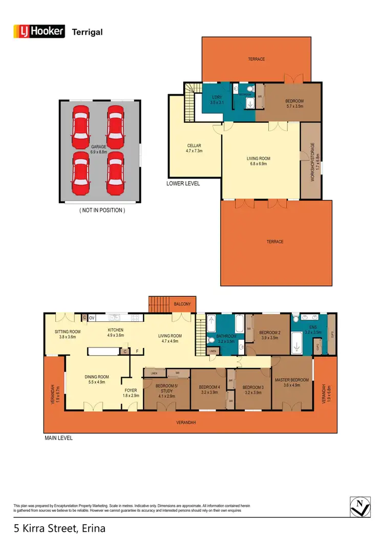 Floorplan of Homely house listing, 5 Kirra Street, Erina NSW 2250