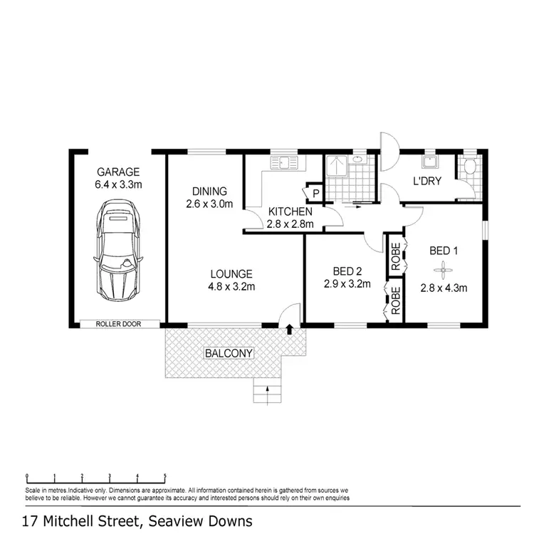 Floorplan of Homely house listing, 17 Mitchell Street, Seaview Downs SA 5049