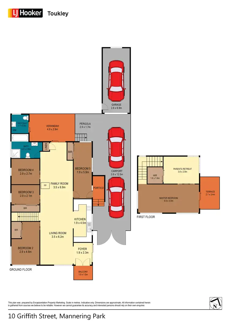 Floorplan of Homely house listing, 10 Griffiths Street, Mannering Park NSW 2259