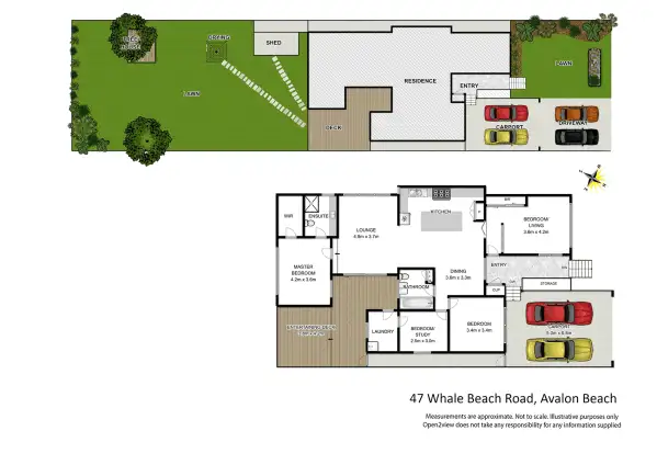 Floorplan of Homely house listing, 47 Whale Beach Road, Avalon Beach NSW 2107
