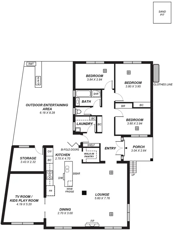 Floorplan of Homely house listing, 484 Kensington Road, Wattle Park SA 5066