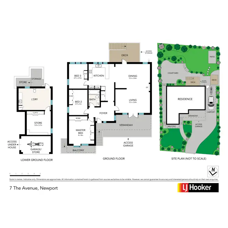 Floorplan of Homely house listing, 7 The Avenue, Newport NSW 2106