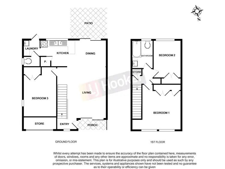 Floorplan of Homely townhouse listing, 11/59 Nursery Avenue, Runcorn QLD 4113