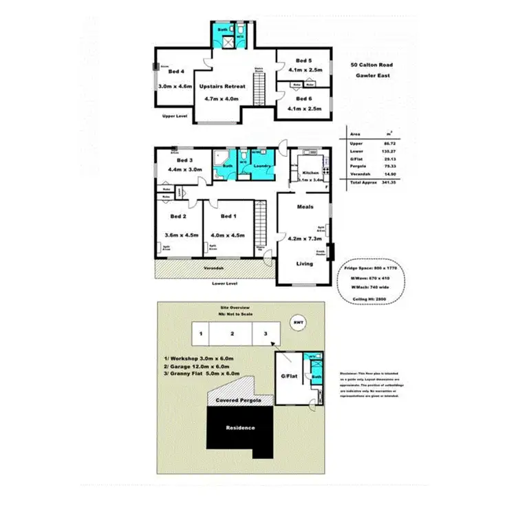 Floorplan of Homely house listing, 50 Calton Road, Gawler East SA 5118