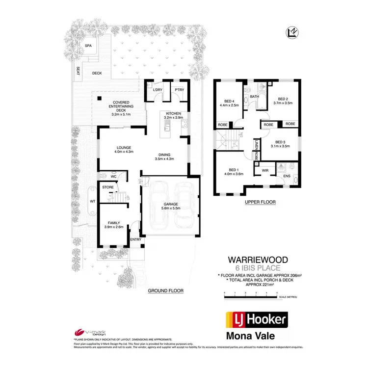 Floorplan of Homely house listing, 6 Ibis Place, Warriewood NSW 2102