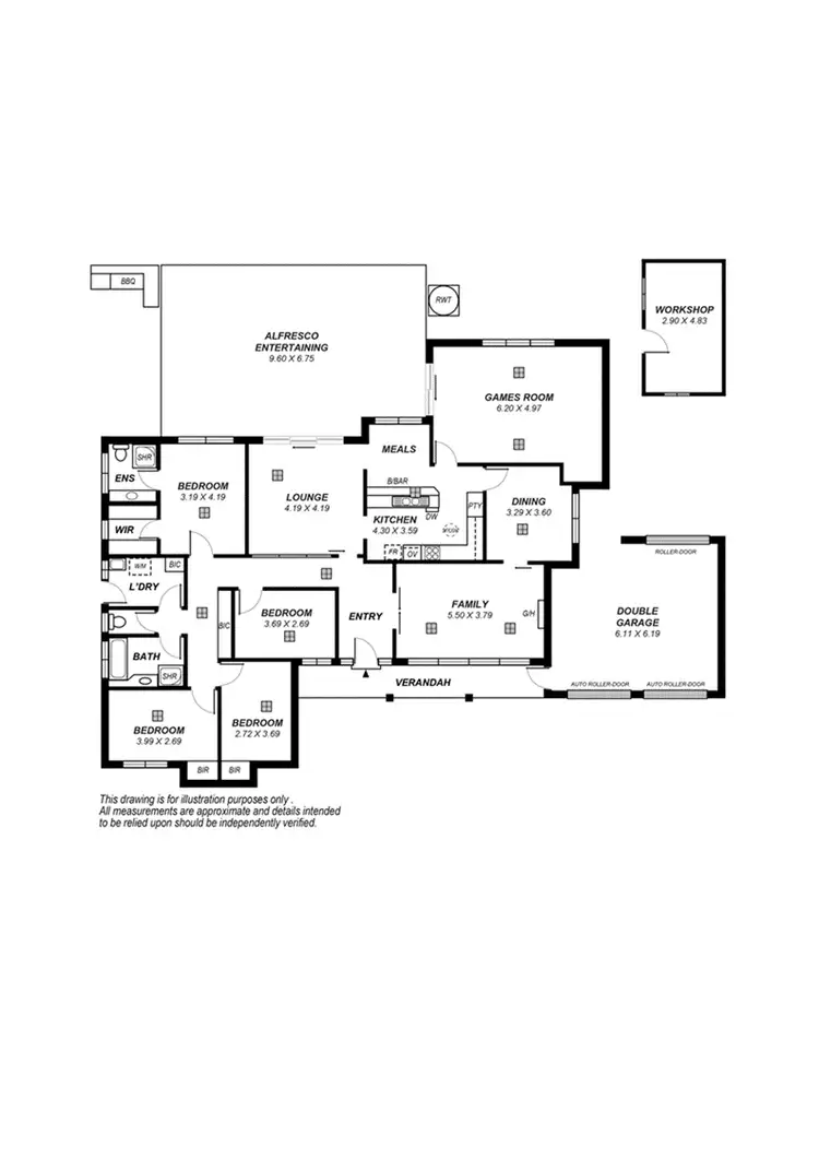 Floorplan of Homely house listing, 17 Mepsted Crescent, Athelstone SA 5076