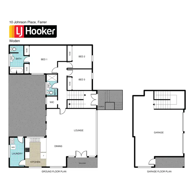 Floorplan of Homely house listing, 10 Johnson Place, Farrer ACT 2607